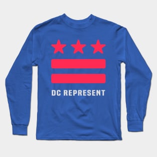 DC REPRESENT (Red) Long Sleeve T-Shirt